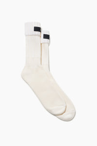 White Cotton Sock