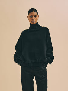 Isla Cropped Funnel Neck