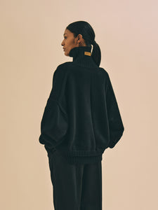 Isla Cropped Funnel Neck