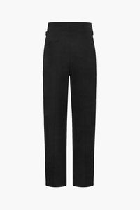 Beau Tailored Wool Trouser - Black