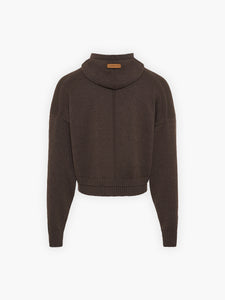 Dunn Crop Knit Hoodie