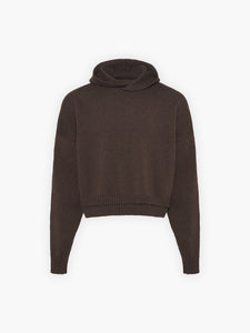 Dunn Crop Knit Hoodie