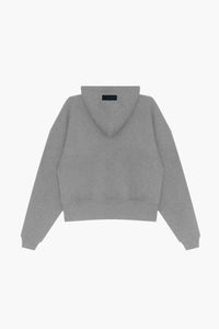 Luca Crop Hoodie - Grey