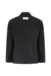 Beau Tailored Wool Blazer - Black